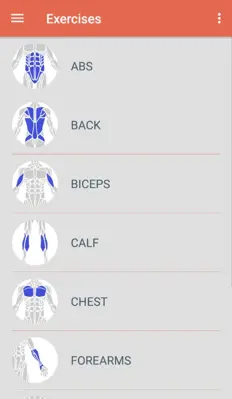 Fitness workout android App screenshot 0