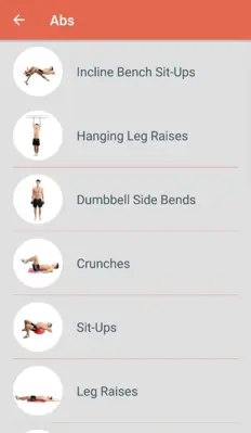 Fitness workout android App screenshot 1